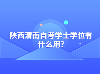 渭南自考學(xué)士學(xué)位 渭南自考